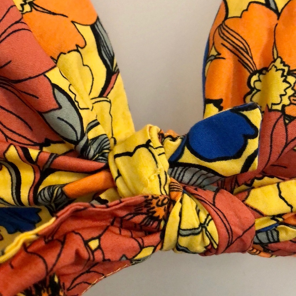 Floral Multicolor Bandeau Top - Picture 3 of 6